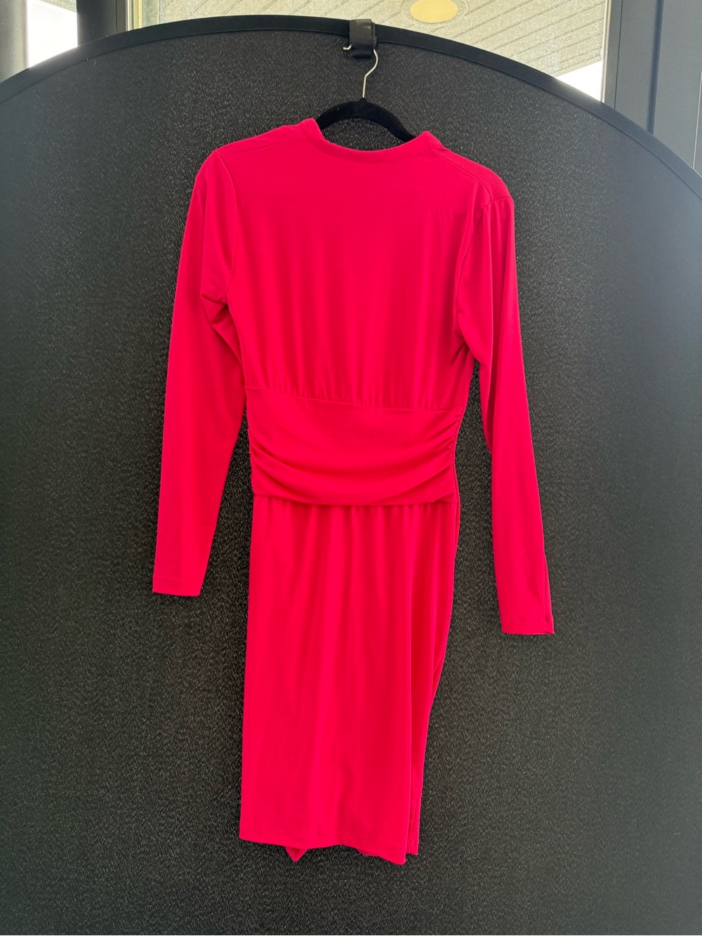 VENUS Hot Pink Long-Sleeve Bodycon Dress